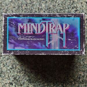 1991 Vintage MindTrap Card Game Will Challenge the Way You Think Ages 12 and Up